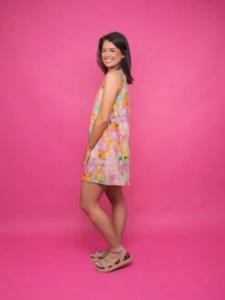 Lizzy Wrinkle Free Printed Sleeveless Dress | S - 3X -STACCAT Clothing Shop 0095f4042a77c46a9a9de7501aea331c