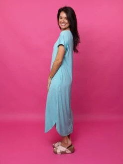 Dear Scarlett Wrinkle Free Short Sleeve Round Hem Midi Dress | S-3X -STACCAT Clothing Shop 0rVyViLbQirgnsLRtbjNtYRJdhF1odkjOuQEySHn