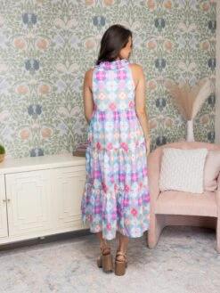 Split Neck Tiered Maxi Dress | S-XL -STACCAT Clothing Shop 4ca10541e27bfc29e554f30139411ab8