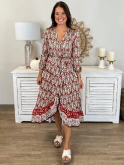 Boho Floral Dress | S - XL