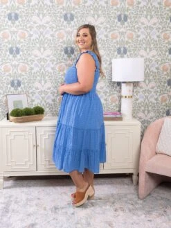 Jacquard Checker Smocking Tiered Midi Dress | S - 3XL -STACCAT Clothing Shop 90ab0071971f744abca6247f757994b4