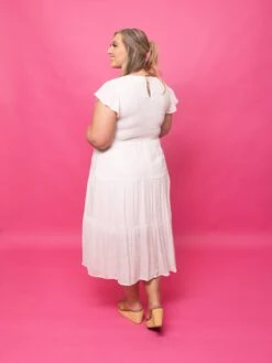 Smocked Tiered Midi Dress | S-3X 16 Smocked Tiered Midi Dress | S-3X -STACCAT Clothing Shop HXD6HraYUm08QvyTBqFIj3uzXCuyBWfuMaBjT2OH