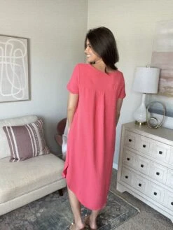 Airflow Short Sleeve Midi Dress | S-2X -STACCAT Clothing Shop JHlZpQRVzJConmPH5RFLrI6BSutjpSOSFDeMp7yR