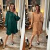 Solid Satin Mock Neck Dress | S-L *Final Sale* -STACCAT Clothing Shop OCj6RwglpcIDjVF3h6qlaALhgepJyXPDRnBb6tez