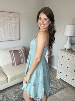 Smocked Ruffle Strapless Mini Dress | S - L -STACCAT Clothing Shop PPG9D6RLMGEXcL4FqiYL9HQ5IngjO0cummnakgLq