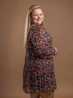 V-Neck Long Sleeve Floral Print Wrap Mini Dress | S - XL -STACCAT Clothing Shop VMjvcBbduv88TcjhIoO8YJCeK6avFamzDFaJ2UmI