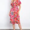 Printed Wrinkle Free Dress | S - 3XL -STACCAT Clothing Shop a188d5da7ac3c3156e3b1575ed851744