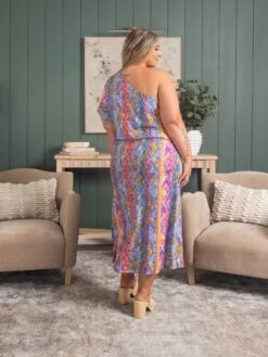 One Shoulder Printed Maxi Dress | S - L -STACCAT Clothing Shop a9d6f3b3cdea7ea92d5a2a20f88999ae