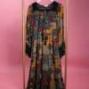 Long Sleeve Printed Maxi Dress W/ Tassels | S - L -STACCAT Clothing Shop b7pD3vzf5upJatB0XOACnJPCaqRFyOI5H7NHxxlR