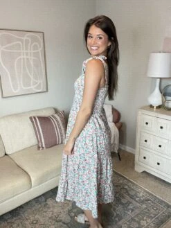 Floral Print Midi Dress | S - 3XL -STACCAT Clothing Shop b9ytvj2Al5ice055lDytlb599iL8Zr9hMF2ZajQ3