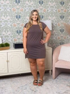 Bead Trimmed Wash Effect T-Shirt Dress | S - L *Final Sale -STACCAT Clothing Shop d508c5c8c11da70fd786f45ccd019555