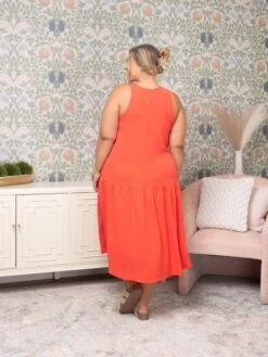 Woven Tiered Sleeveless Dress | S - XL -STACCAT Clothing Shop e6b1e525d01106a3b6d83d7d1d33e4dc