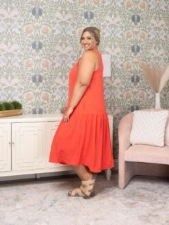 Woven Tiered Sleeveless Dress | S - XL -STACCAT Clothing Shop fbcfc5012de1b342cd34f82af73942c0