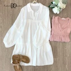 Humbled Blessings Cotton Gauze Dress *Final Sale*