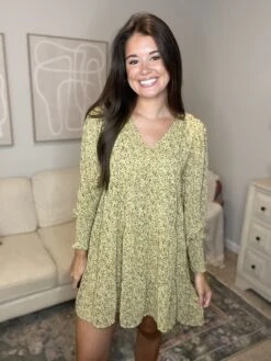 V-Neck Tiered Ruffled Flare Dress | S - 3XL