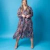 Mixed Print V-Neck Long Sleeve Maxi Dress | S - L -STACCAT Clothing Shop vEtX11mJTdmmXDsClX5c5Rvy0qpakVJx1Hxvx8vF