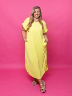 Dear Scarlett Wrinkle Free Short Sleeve Round Hem Midi Dress | S-3X -STACCAT Clothing Shop yo5wVuBeMBKoCRLc1ssE68BW8FmNGcFWQGu3IDix